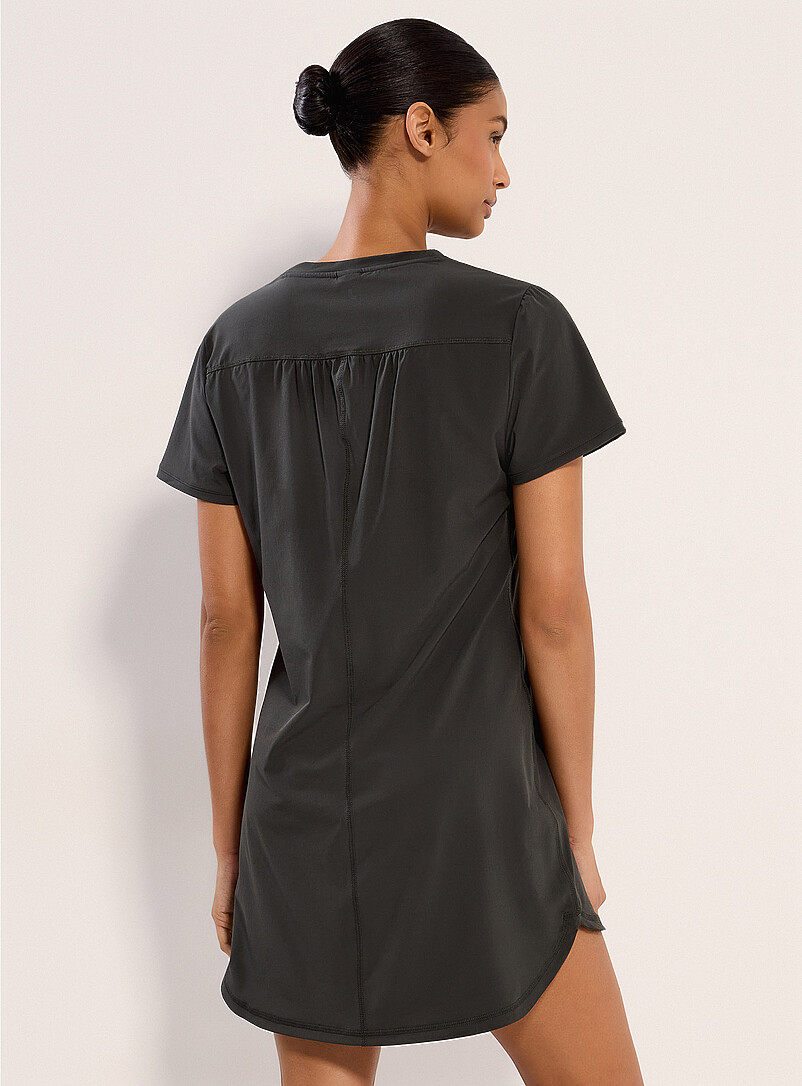 Lol&euml; Black Olivie V-neck dress for women
