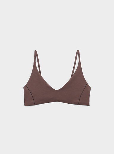 La bralette col V aigue marine Sunday