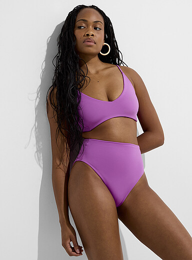 high cut plus size cheeky bathing suit bottoms