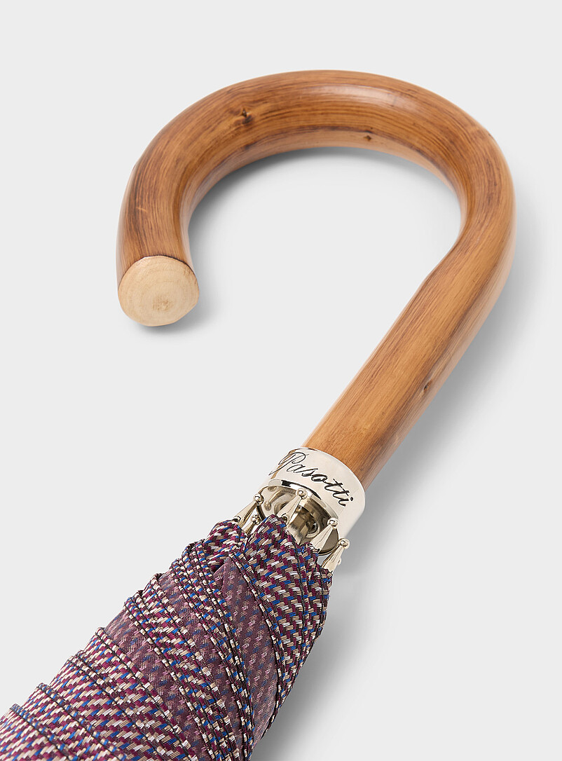 Pasotti: Le parapluie artisanal motif g&eacute;o Assorti pour homme