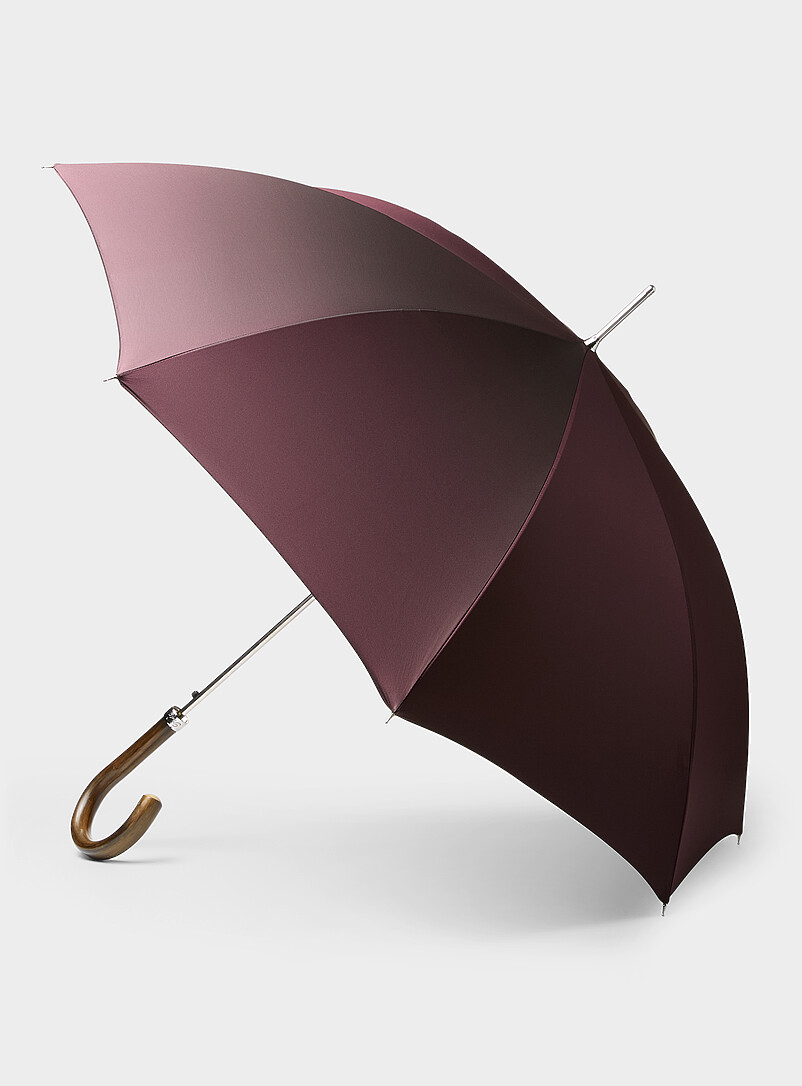 Micro-check artisanal umbrella product image (primary)