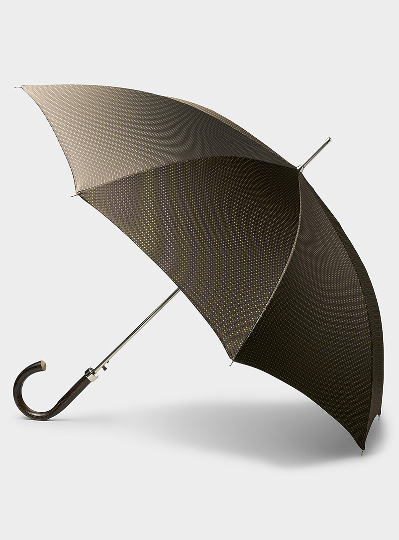 Ochre dot artisanal umbrella product image (primary)