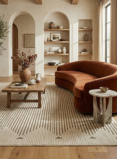 Le tapis int&eacute;rieur et ext&eacute;rieur cadre dentel&eacute; Voir nos formats offerts