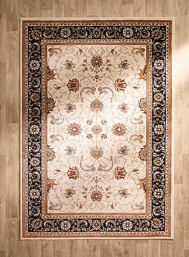 Simons Maison Patterned Brown Opulent floral rug See available sizes