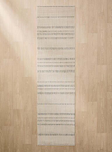 Segmented stripes cream hallway rug See available sizes | Simons Maison ...