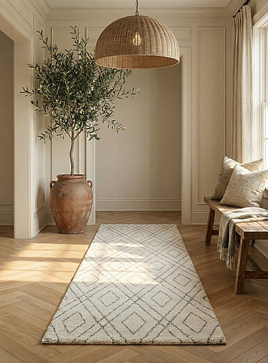 Infinite diamond pattern hallway rug 70 x 245 cm | Simons Maison | | Simons