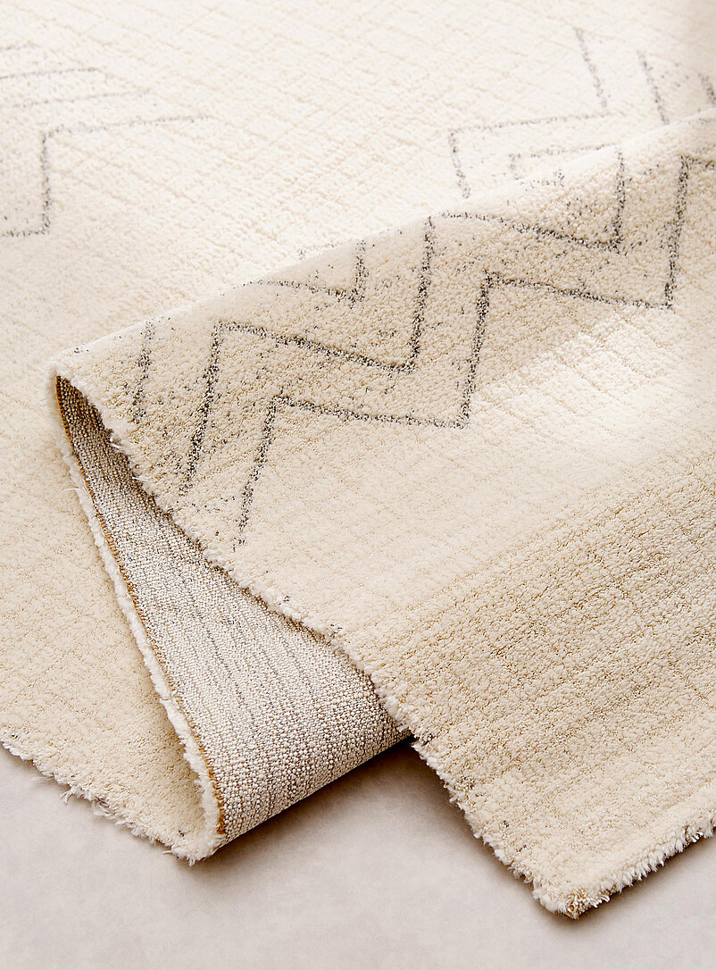 Angular waves beige rug See available sizes product image 3