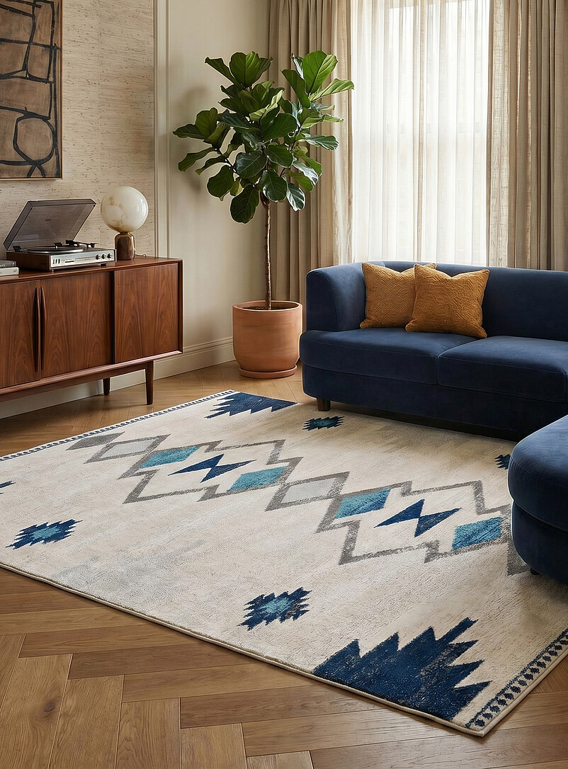 Boho Geometric Rug See Available Sizes