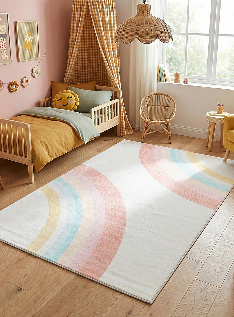 Pastel rainbows rug See available sizes product image (primary)