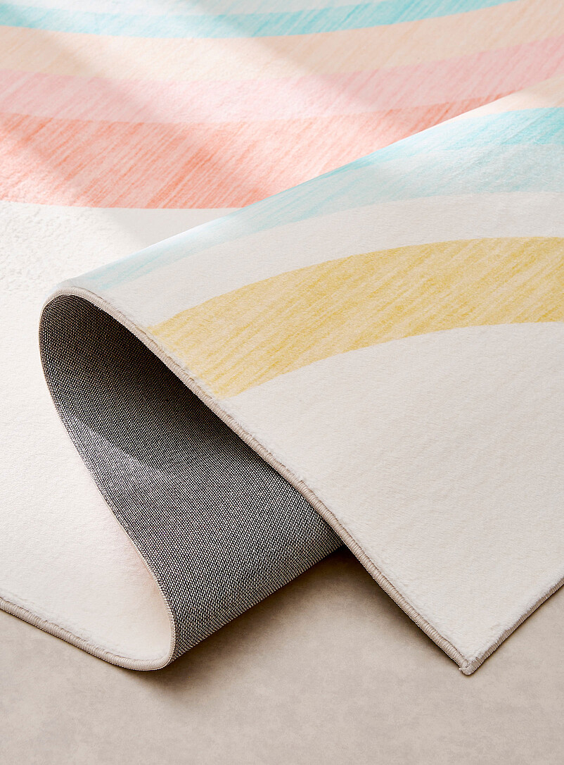 Pastel rainbows rug See available sizes product image 3