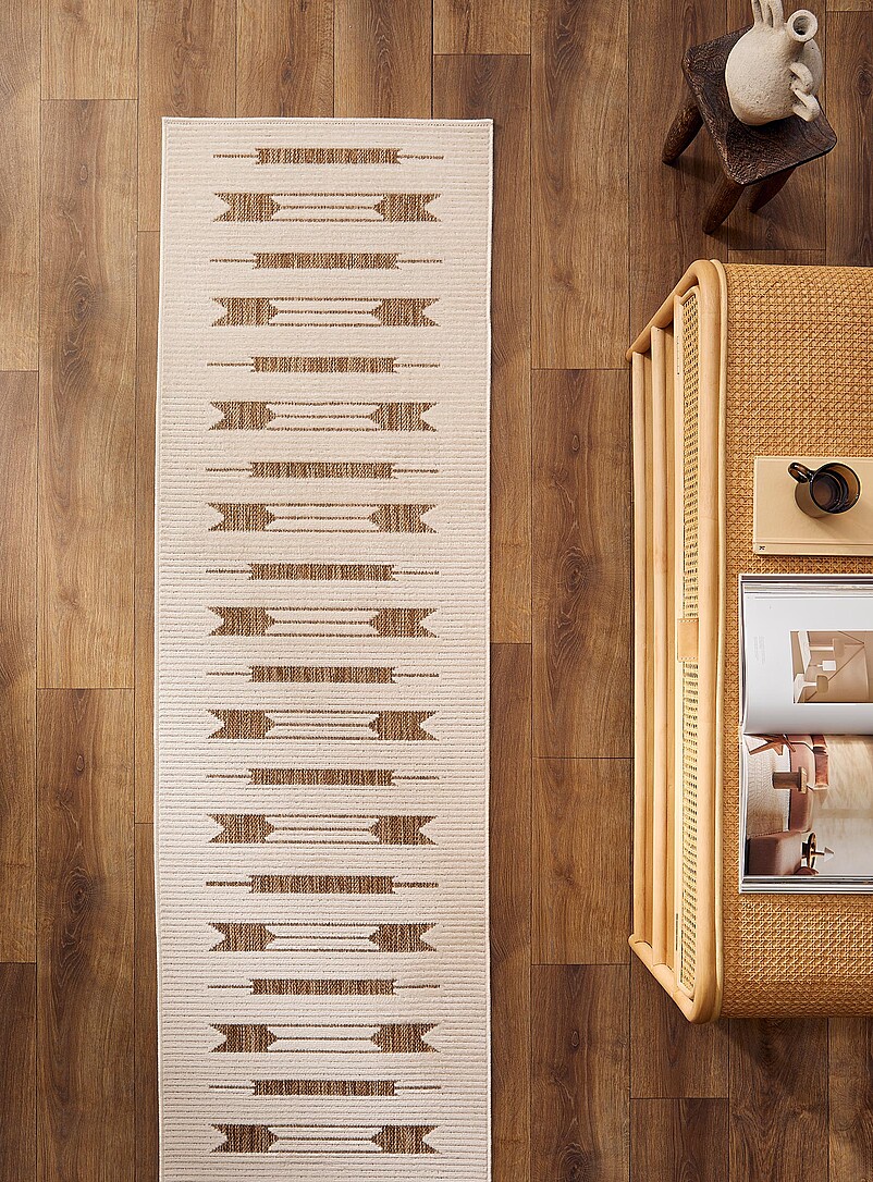 Beveled Lines Hallway Runner See Available Sizes