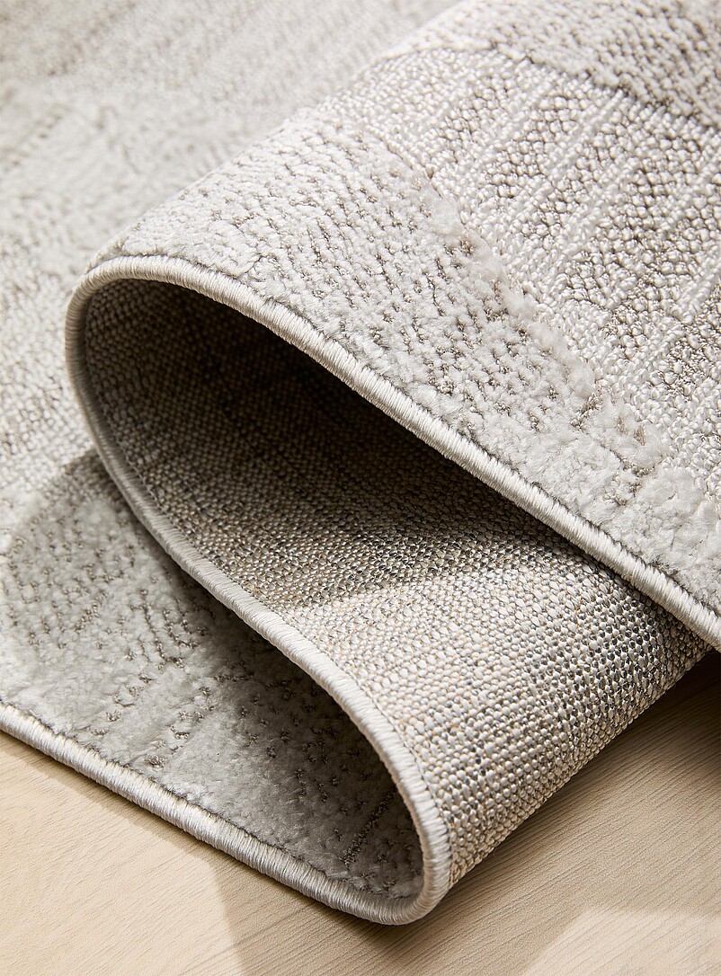 Heathered diamond pattern hallway rug 70 x 245 cm product image 2