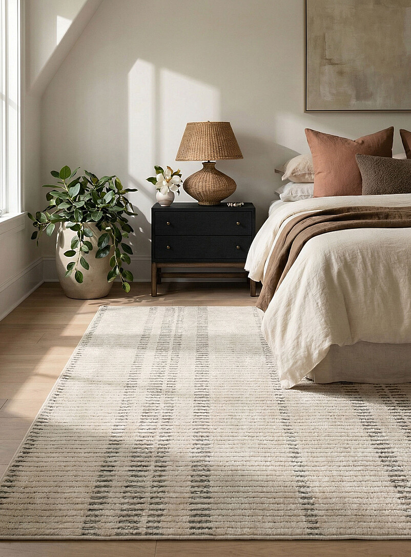 Segmented stripes cream rug Indoor and outdoor See available sizes product image (primary)