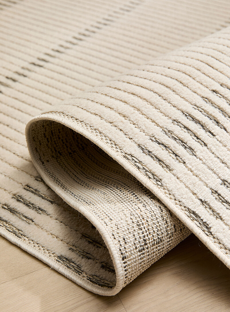 Segmented stripes cream rug Indoor and outdoor See available sizes product image 3