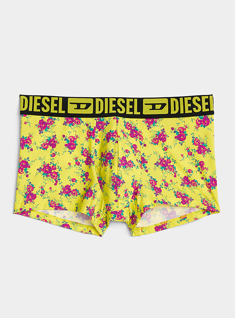 Diesel Patterned Yellow Bouquet of roses trunk for men