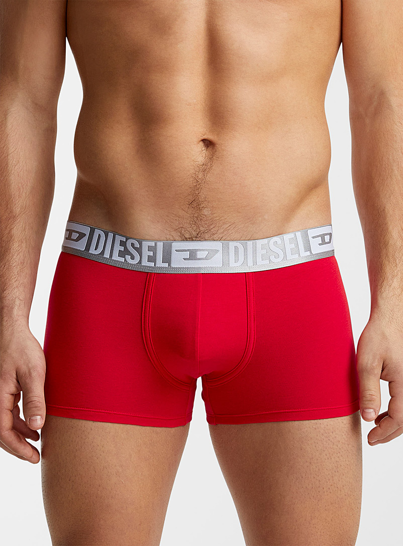 Diesel Red Silver band trunk for men