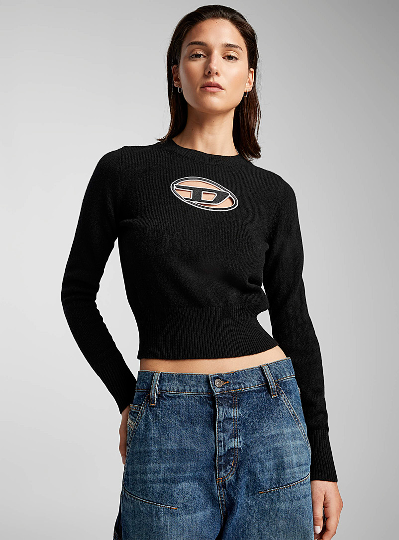 Diesel Black M-Areesa sweater for women