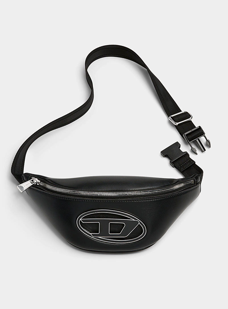 STEVE MADDEN Signature logo faux-leather women's belt bag/fanny pack  -LG -Cognac
