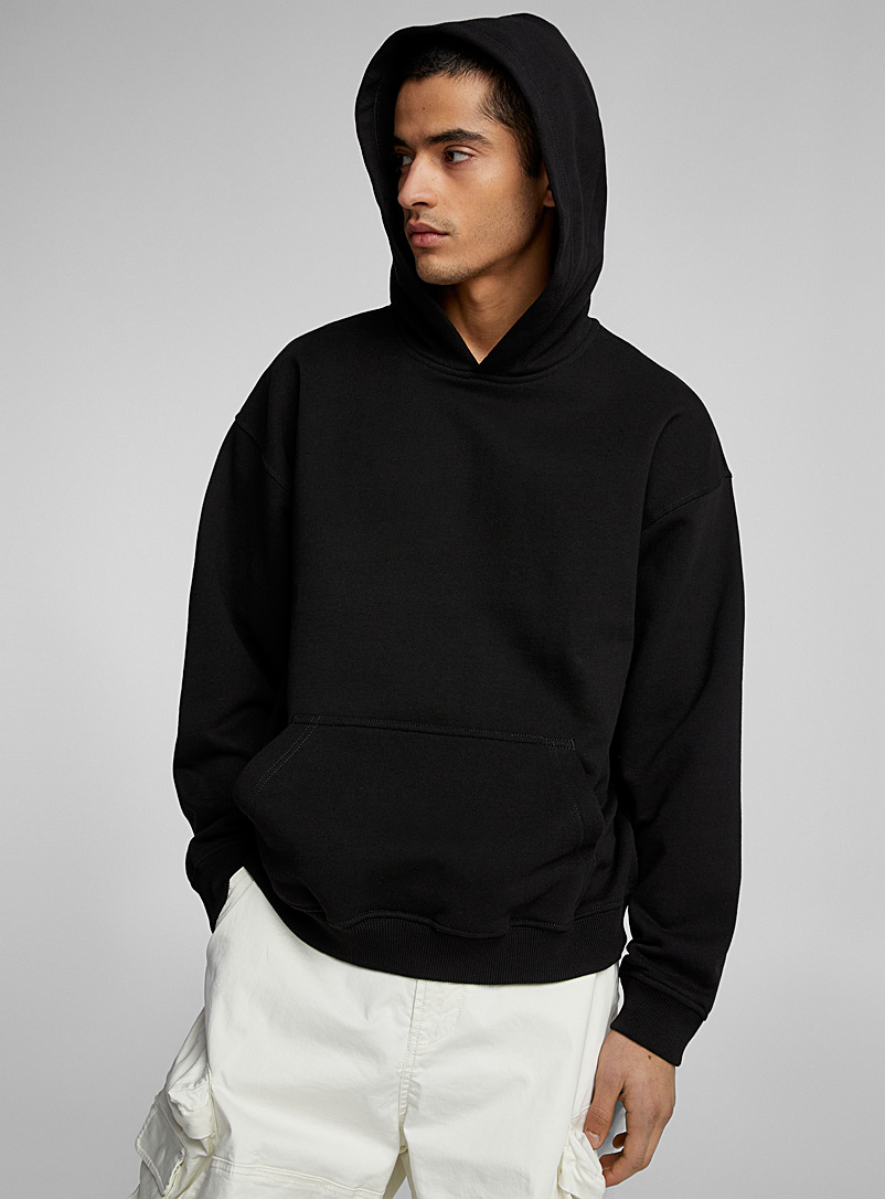 Diesel Black Photo-like logo hoodie for men