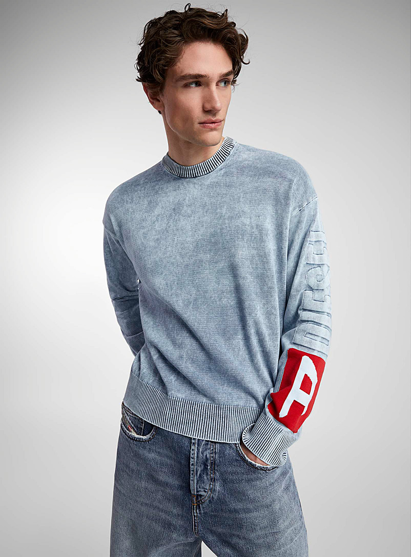 K-Zeros embossed logo sweater | Diesel | Shop Men's Designer 