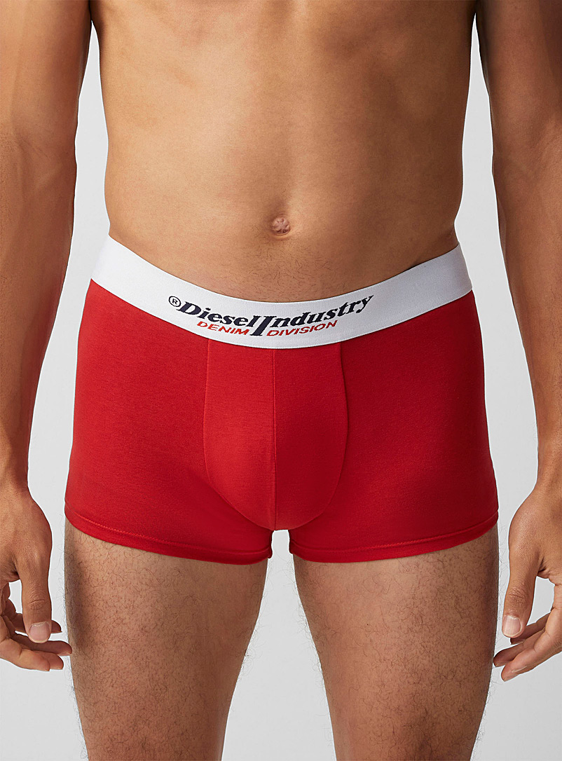 Diesel Patterned Red Monogram waist trunk for men