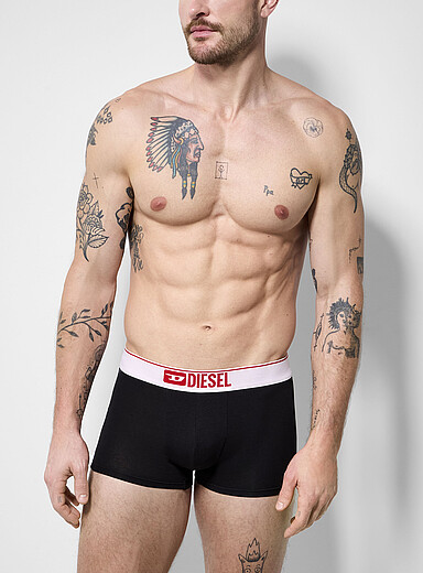 2.5" red stretch trunk Cotton