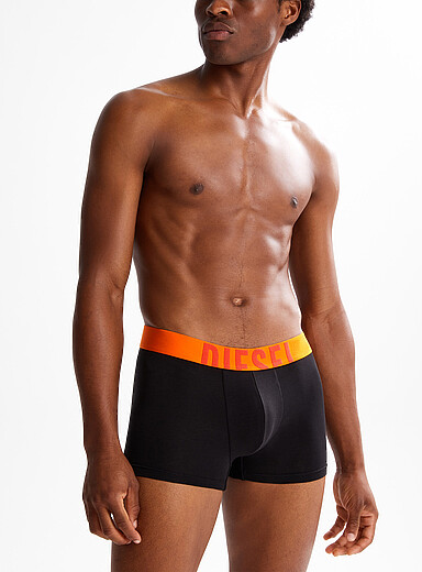 Diesel Black 2.5" colourful-waist trunk for men