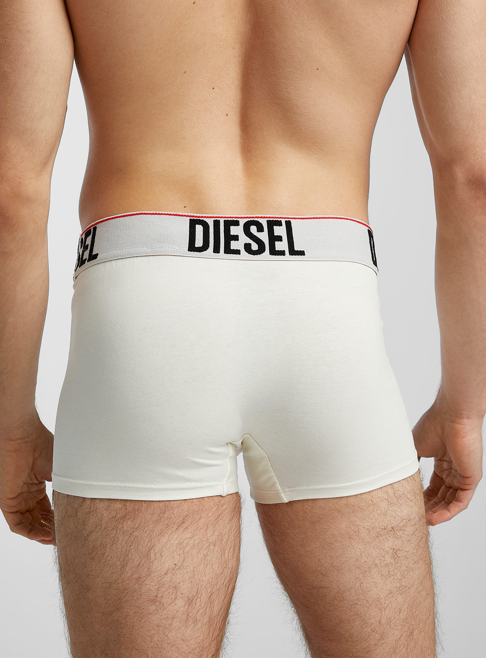 Diesel - Le boxeur court ivoire large logo