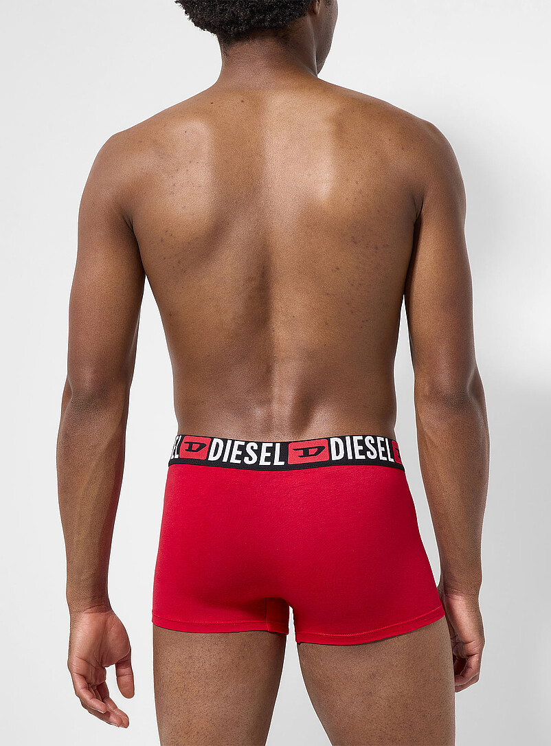 3" onyx/red stretch trunks Organic cotton 3-pack product image 2