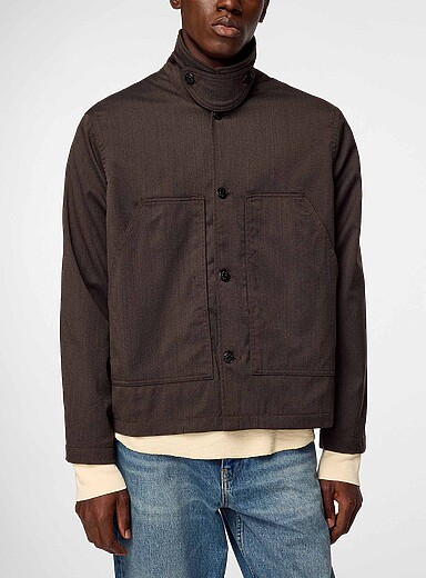 Oversized pocket utility jacket