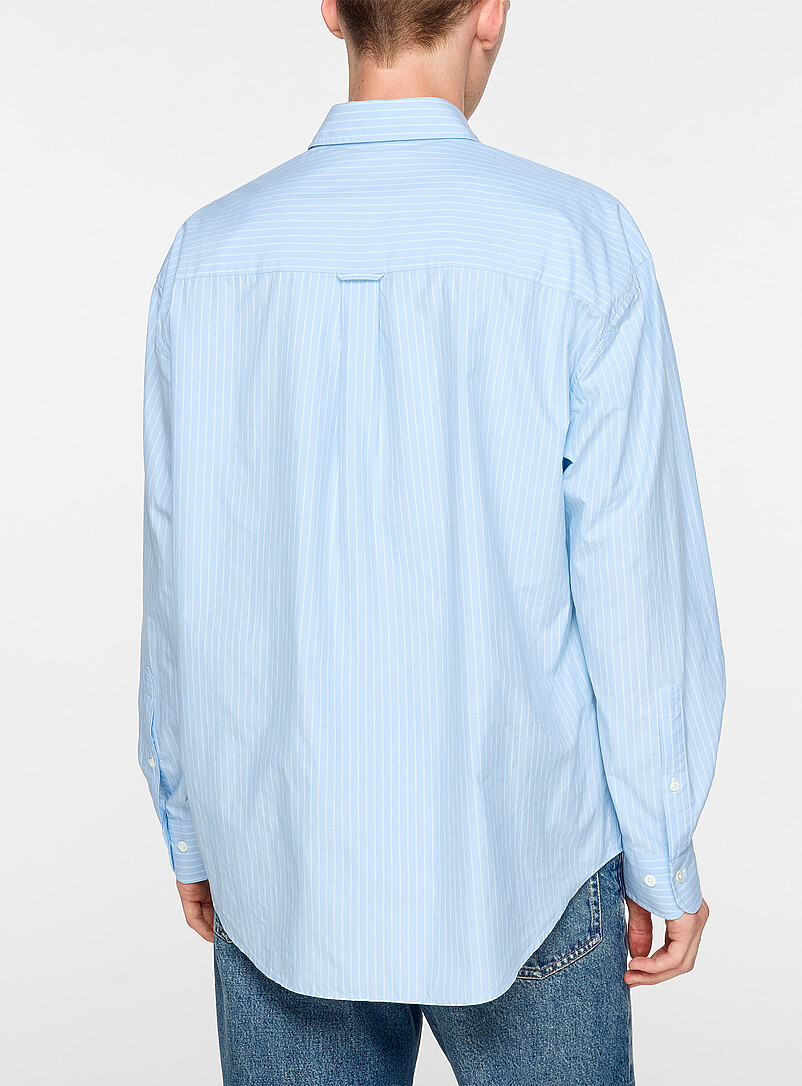 Vertical stripes poplin shirt product image 3
