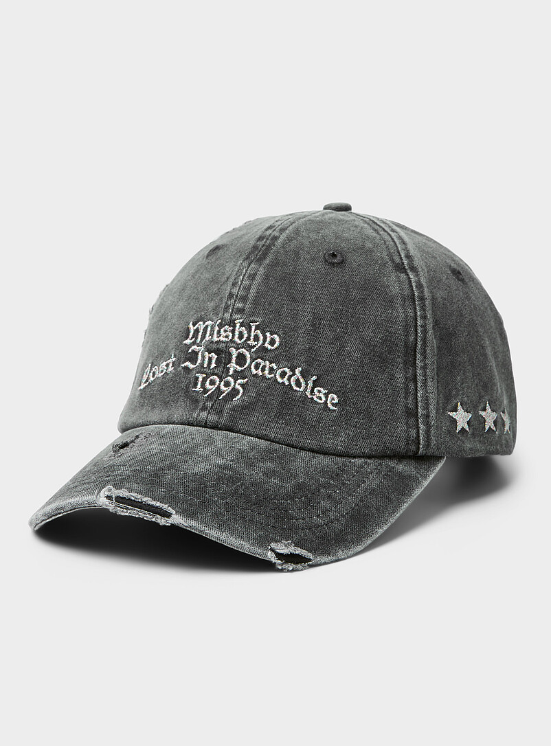 La Casquette Us e Broderie Reflet P trole MISBHV Simons la-casquette-us-e-broderie-reflet-p-trole-misbhv-simons