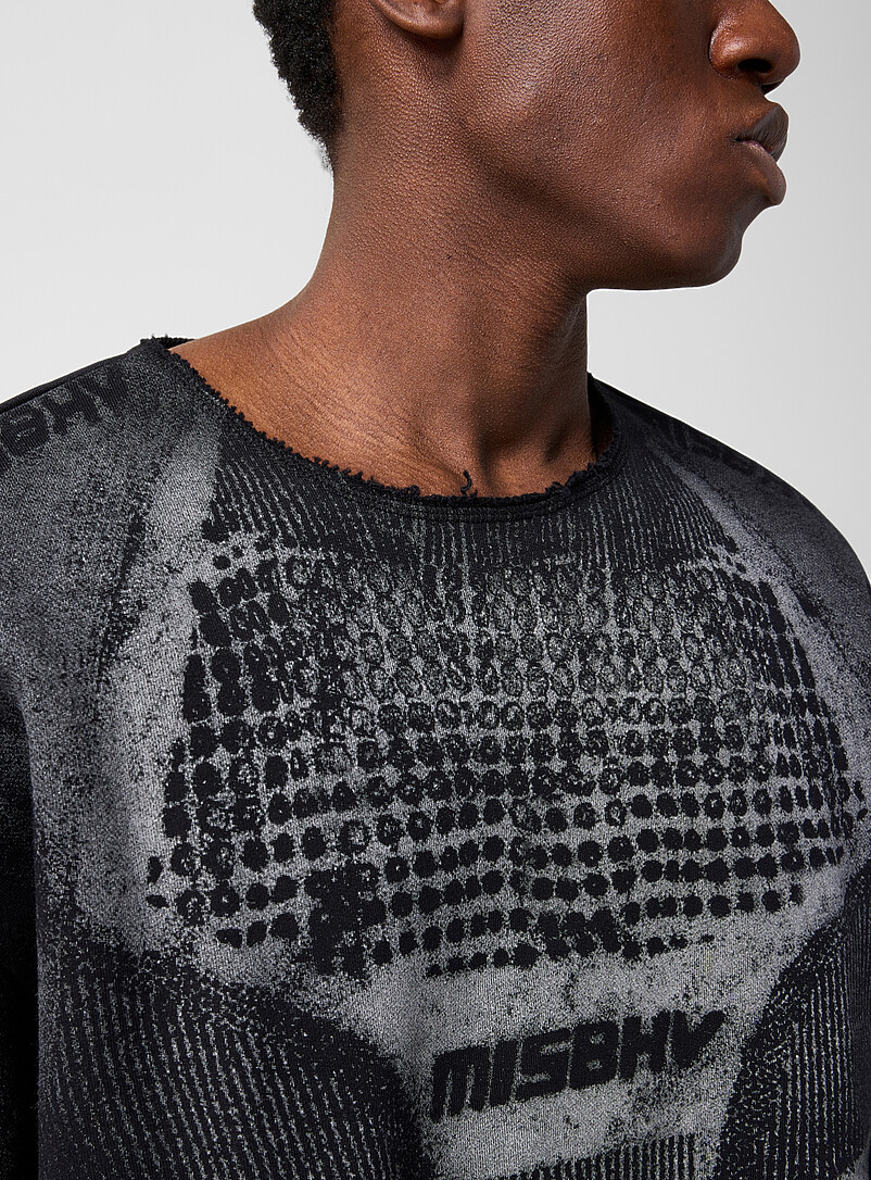 Motocross print oversized sweatshirt product image 2