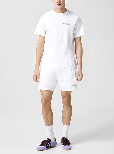 Sporty & Rich White Play Tennis jersey short Unisex for men