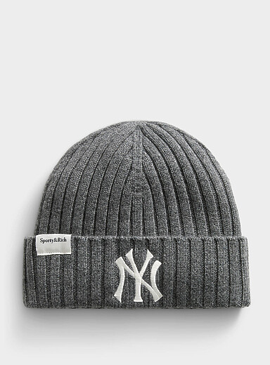Yankees wool and cashmere ribbed tuque