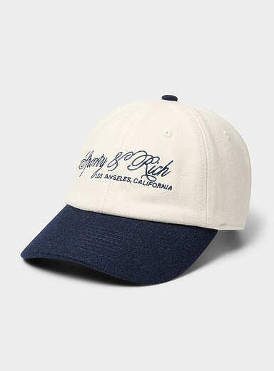 Cursive lettering wool cap