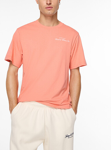 Sporty & Rich Coral Health & Wellness Club T-shirt for men