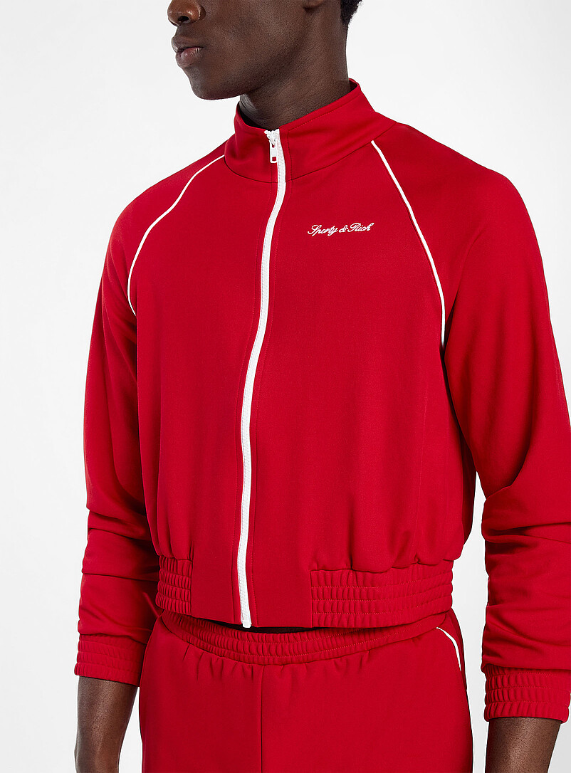 Piped Track Jacket