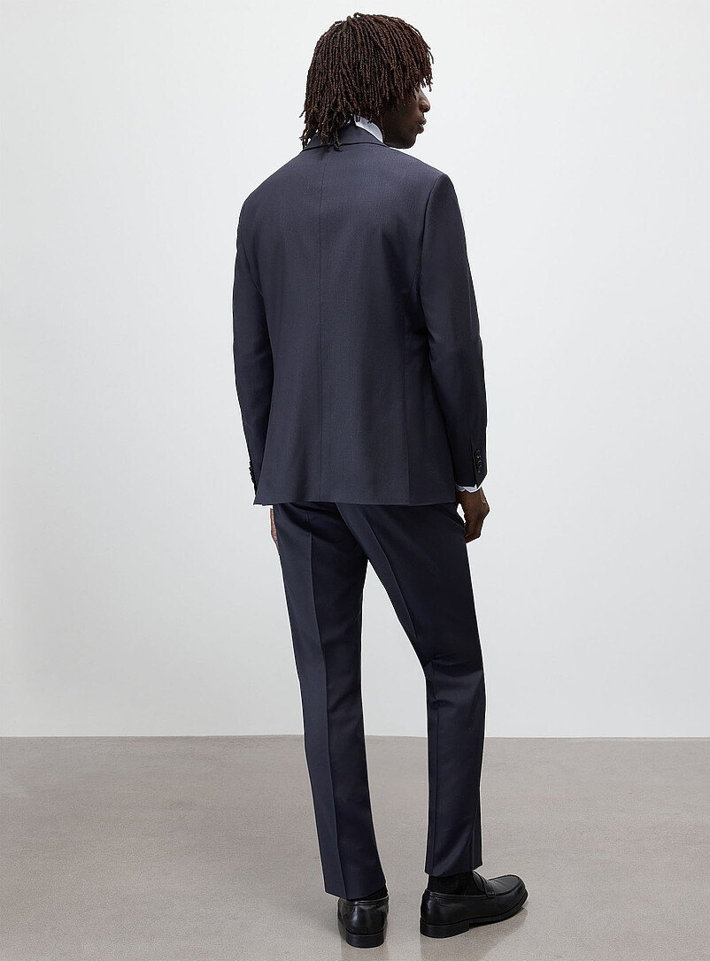 Le 31: Le complet pure laine Tissu de laine sign&eacute; Paulo de Oliveira <b>Coupe London - Semi-ajust&eacute;e</b> Sable pour homme