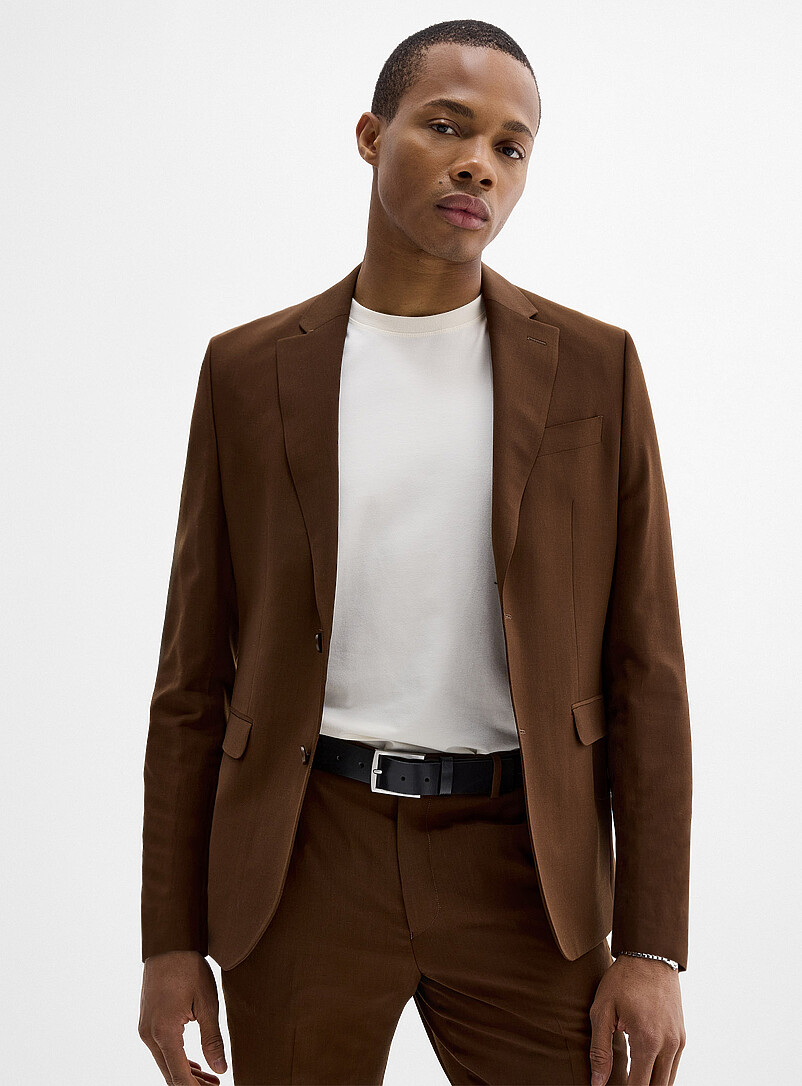 Pure wool suit Wool weave by Paulo de Oliveira London fit - Semi-slim product image 2