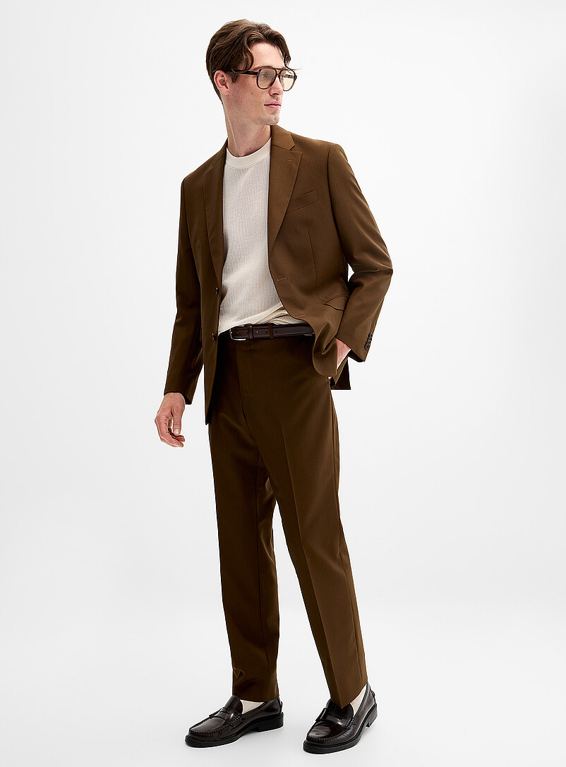 Pure wool suit Wool weave by Paulo de Oliveira London fit - Semi-slim product image (primary)
