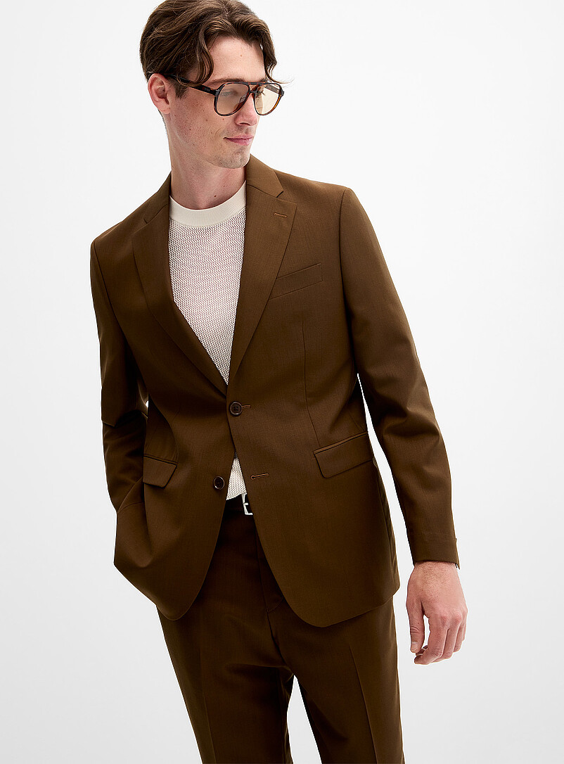 Pure wool suit Wool weave by Paulo de Oliveira London fit - Semi-slim product image 2