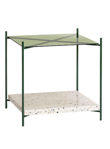 La table d'appoint minimaliste Niche en terrazzo