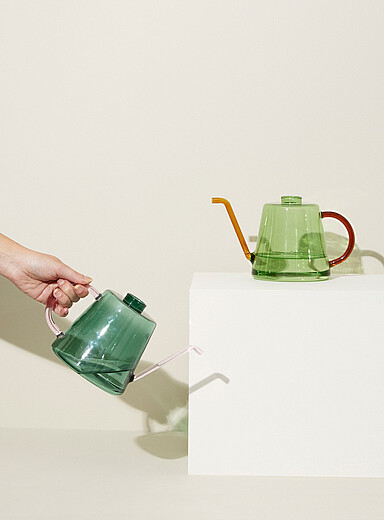 H&uuml;bsch Mossy Green Flora watering can