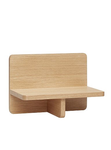 L'&eacute;tag&egrave;re murale bois naturel Less