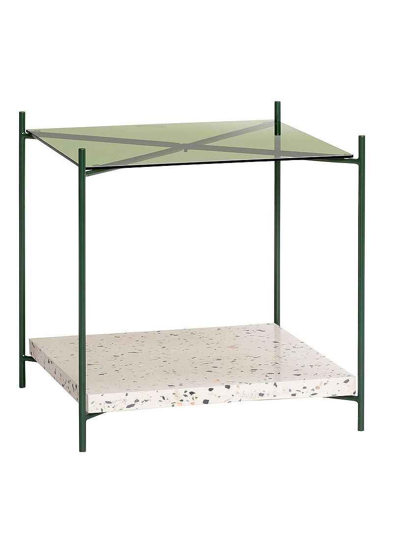 Niche minimalist terrazzo side table product image (primary)