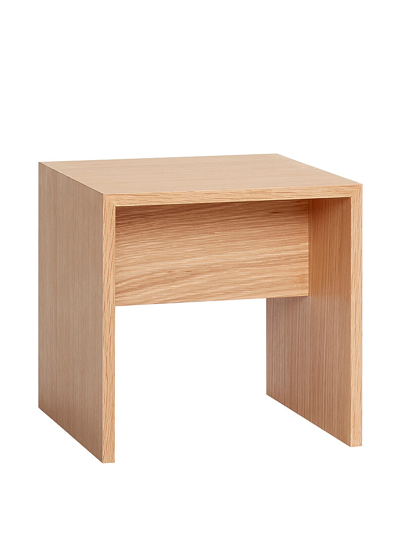 Less natural wood side table product image 2