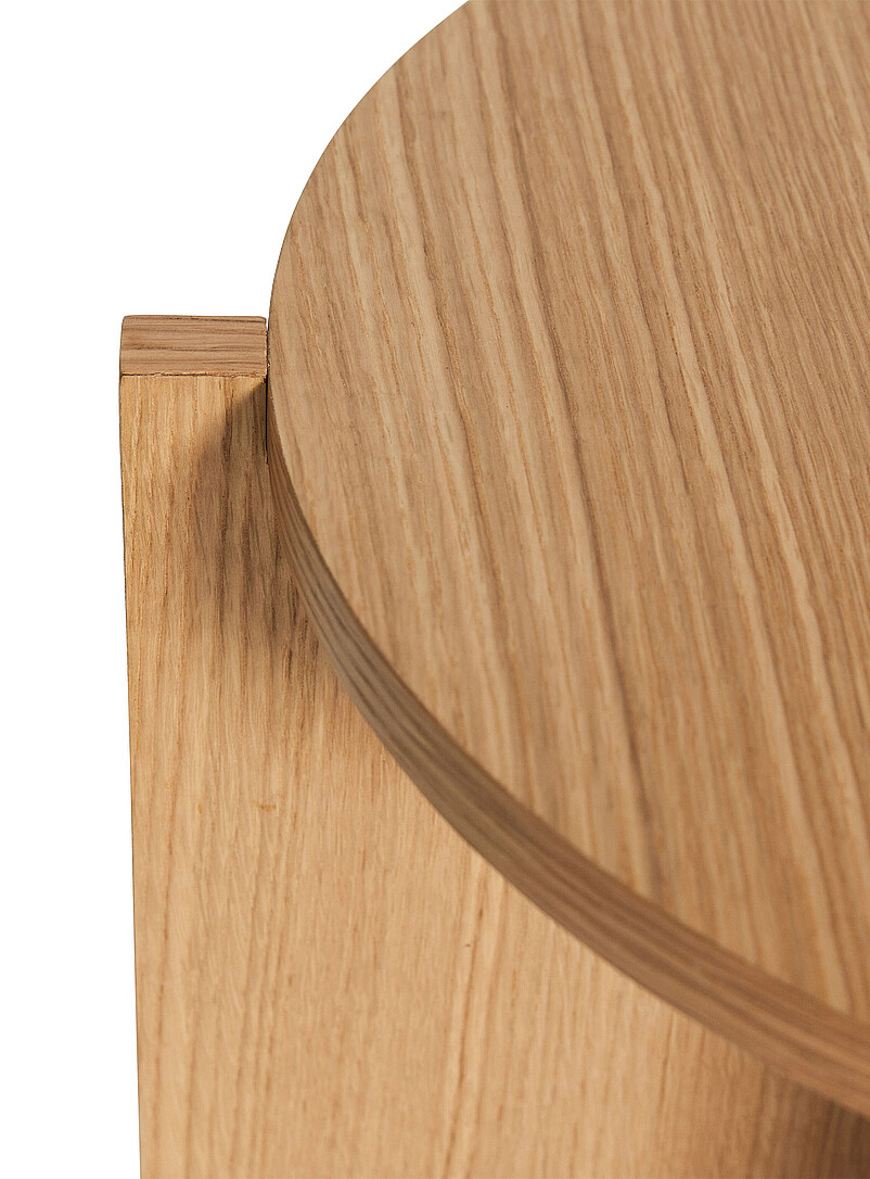 Nomad natural wood plant stand product image 2