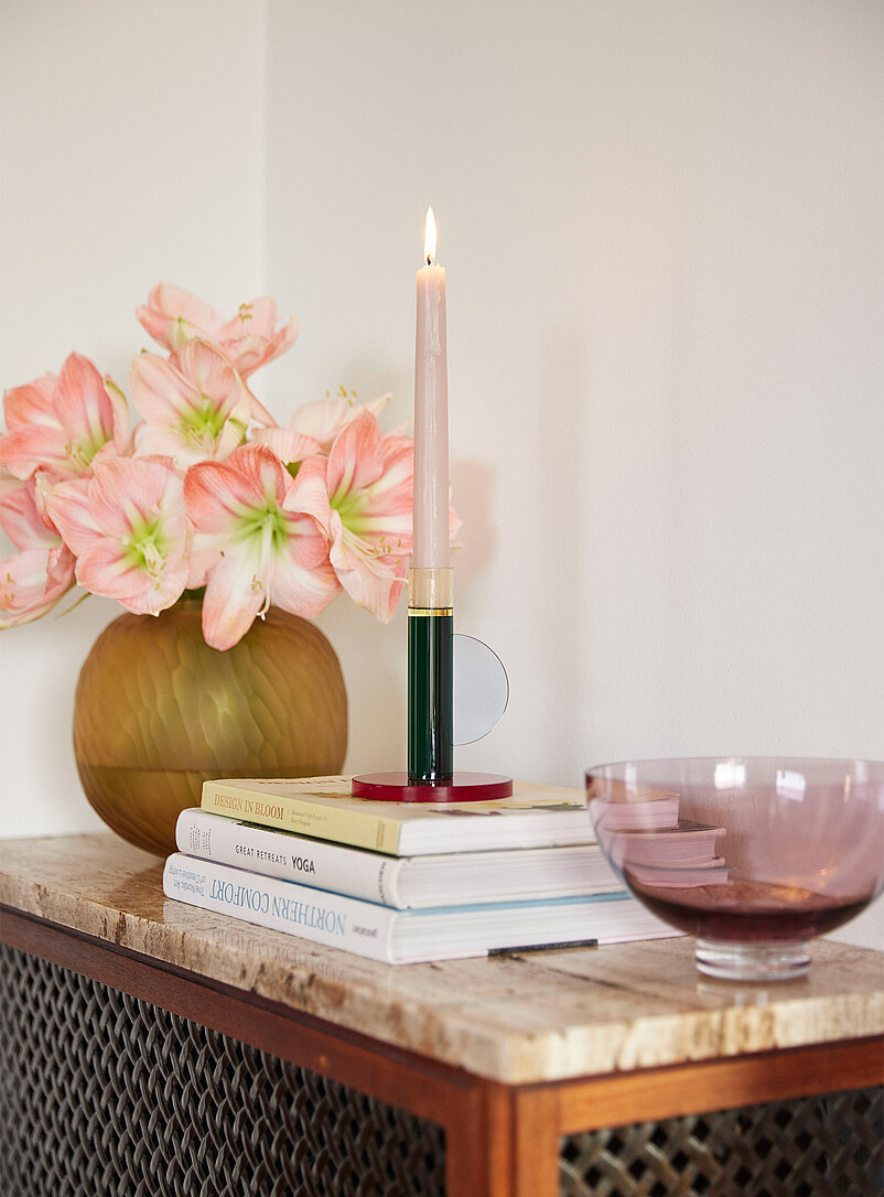 Astro Crystal Candle Holder