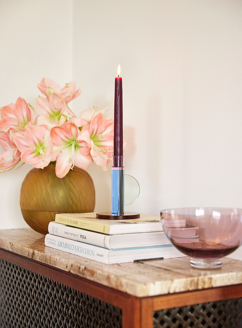 Astro Crystal Candle Holder